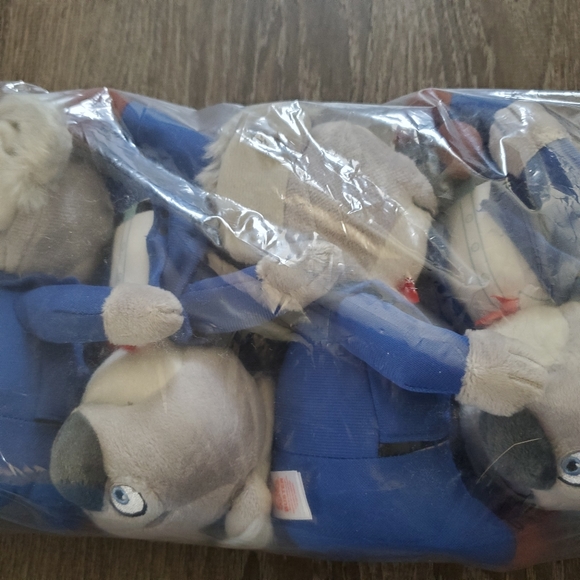 Lot of 6 Buster Moon SING Plush TY Beanie Baby - Picture 3 of 5